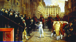 La cocarde tricolore - Lafayette (1789) - PHystorique- Les Portes du Temps